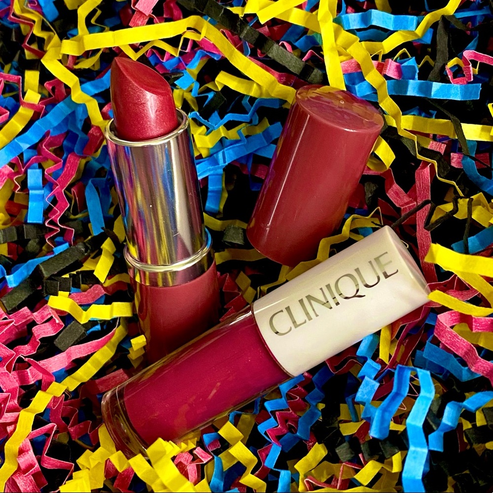 Clinique • Love Pop Lipstick • Pinot Pop Lipgloss